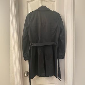 Black trench coat
